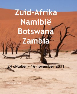 Zuid-Afrika Namibië Botswana Zambia book cover