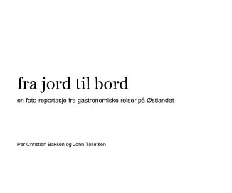 fra jord til bord book cover