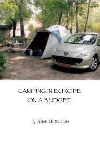 CAMPING IN EUROPE ON A BUDGET. book cover