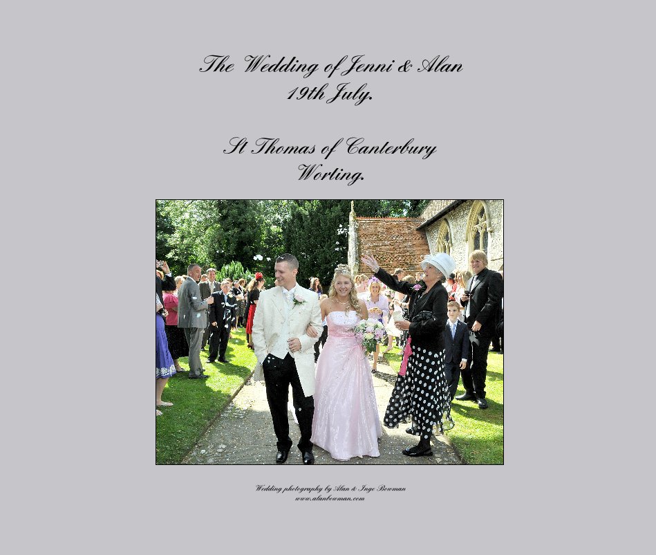 Ver The Wedding of Jenni & Alan 19th July. por Wedding photography by Alan & Inge Bowman www.alanbowman.com