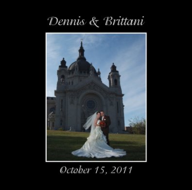 Dennis & Brittani 12x12 book cover