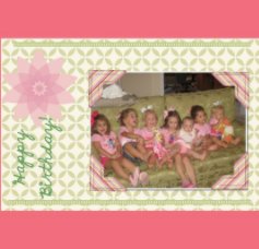 Rebecca and Gracies Birthday party book cover