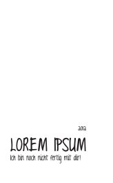 LOREM IPSUM book cover