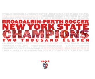 2011 B-P Soccer State Champs book cover