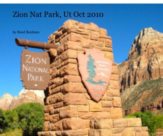 Zion Nat Park, Ut Oct 2010 book cover