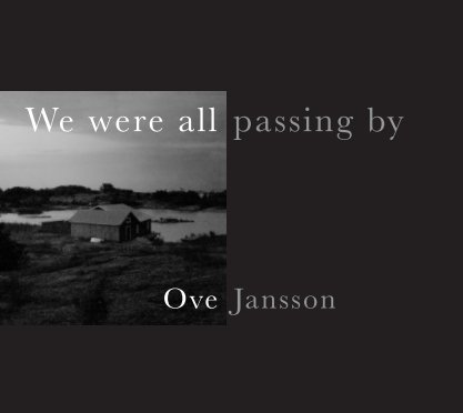We were all passing by book cover