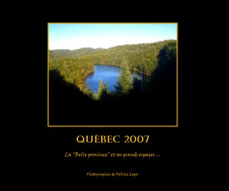 Québec 2007 book cover