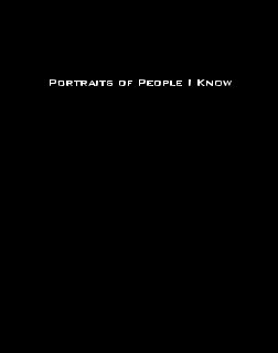 Portraits of People I Know book cover