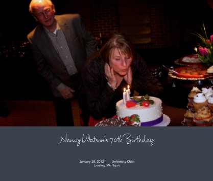 Nancy Watson's 70th Birthday book cover