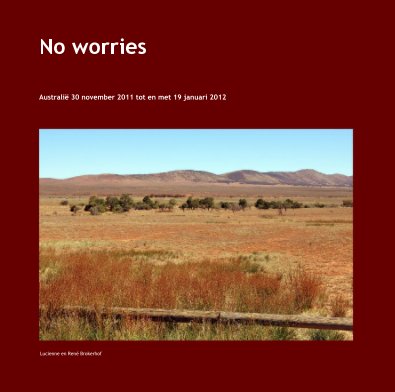 No worries book cover