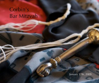 Corbin's Bar Mitzvah book cover