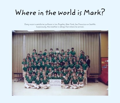 Where in the world is Mark? book cover