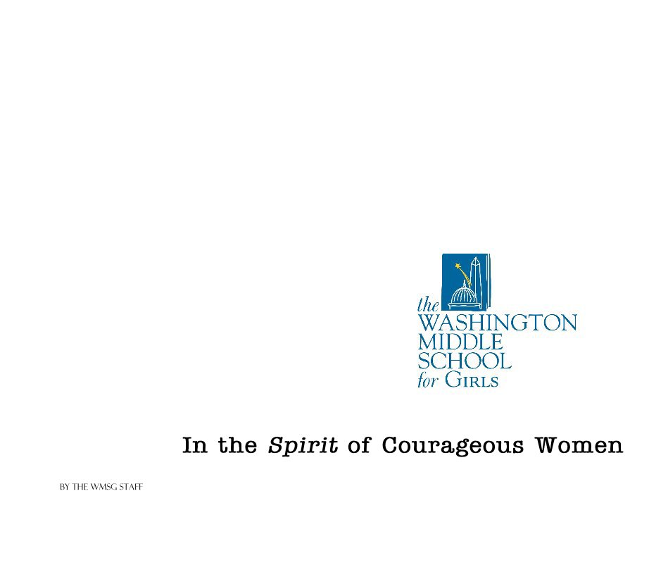 View In the Spirit of Courageous Women by The WMSG STAFF
