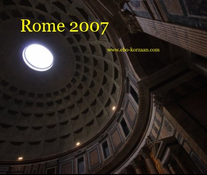 Rome 2007 book cover