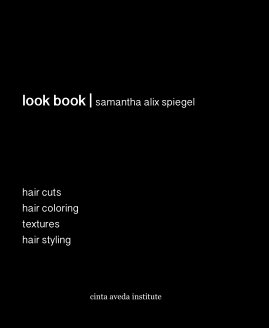 look book | samantha alix spiegel book cover