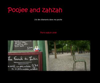 Poojee and zahzah book cover