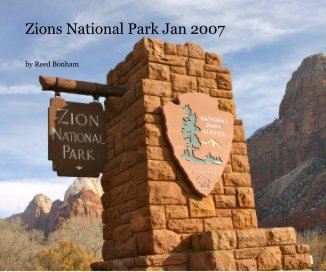 Zions National Park Jan 2007 book cover
