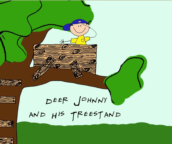 View Deer Johnny and His Treestand by Emily Garland