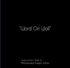Word on Wall book cover