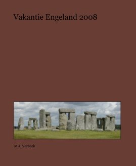 Vakantie Engeland 2008 book cover