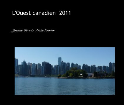 L'Ouest canadien 2011 book cover