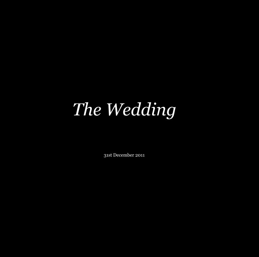 View The Wedding by Ryan Smith