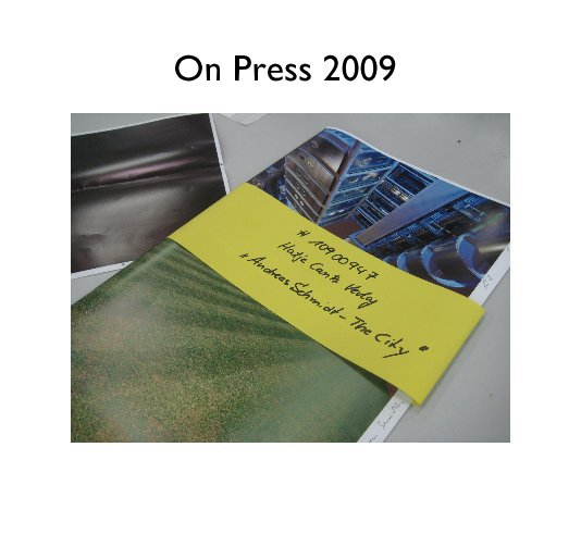 Visualizza On Press 2009 di Andreas Schmidt