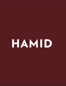 HAMID book cover
