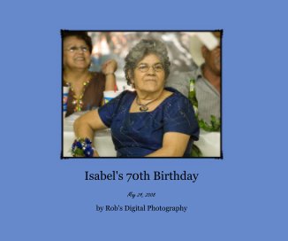 Isabel's 70th Birthday book cover