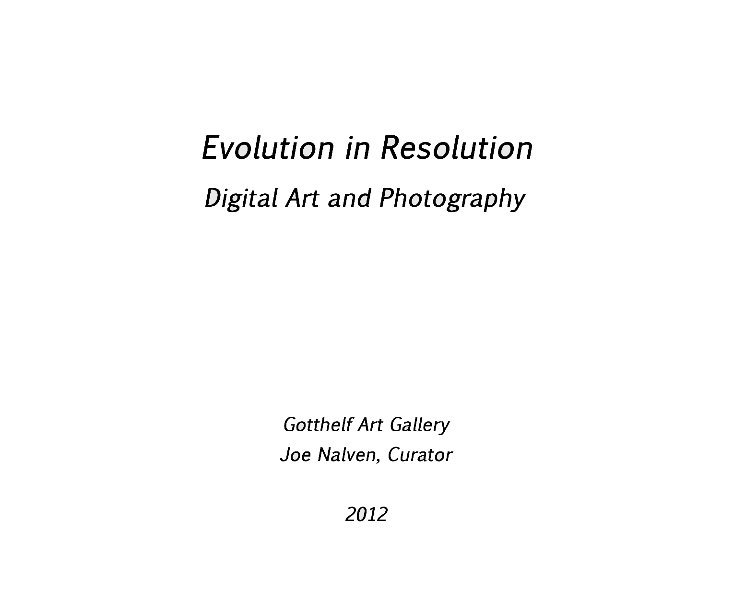 View Evolution in Resolution by Joe Nalven