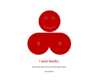 I save boobs. book cover
