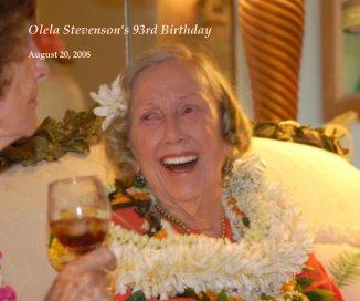 Olela Stevenson's 93rd Birthday book cover