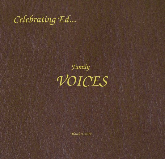 Celebrating Ed... Family VOICES nach RVM anzeigen