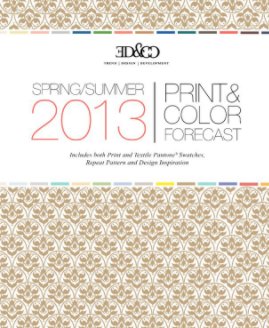 {EDCC} S/S 2013 Print & Color Forecast book cover