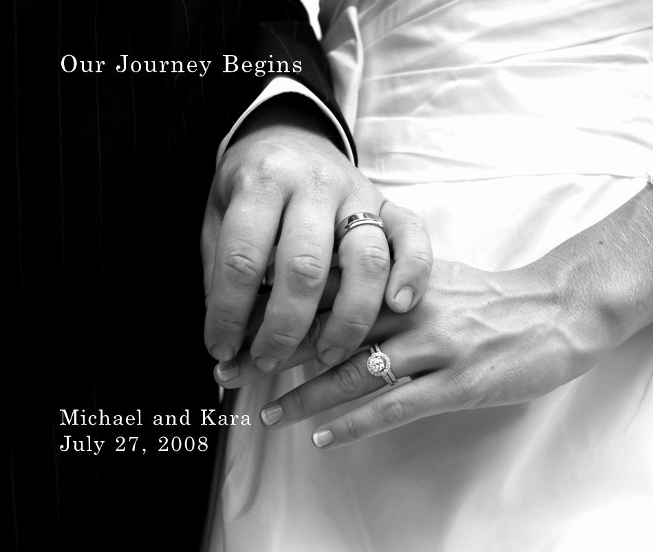 View Our Journey Begins Michael and Kara July 27, 2008 by Jan Casper Photography