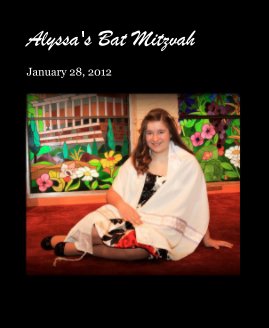 Alyssa's Bat Mitzvah book cover