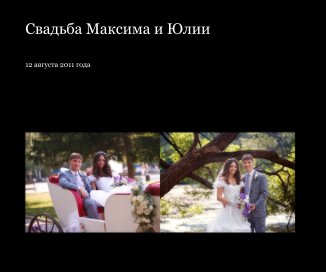 Свадьба Максима и Юлии book cover