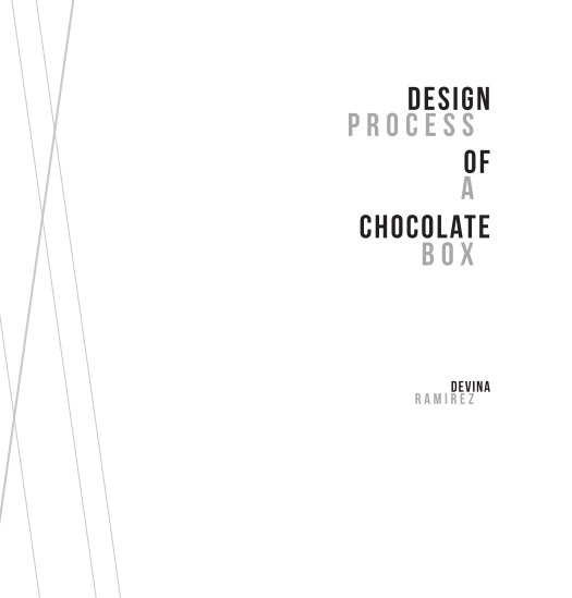 View Design Process of a Chocolate Box by Devina Ramirez