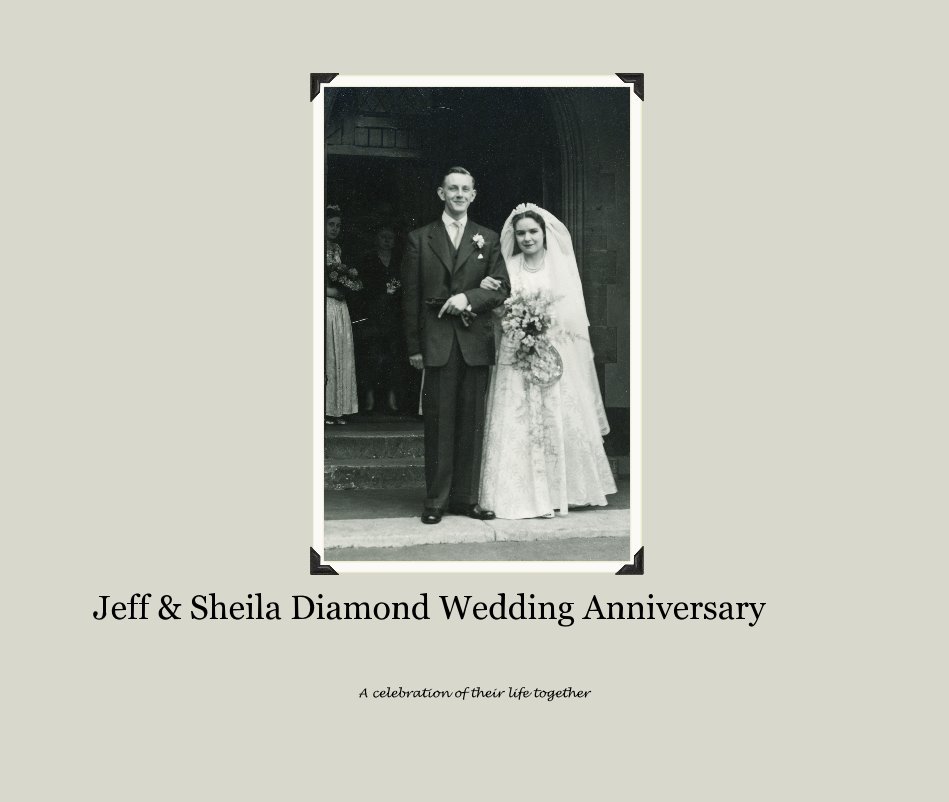 Jeff & Sheila Diamond Wedding Anniversary nach bluepollybag anzeigen