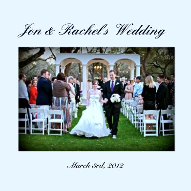 Jon & Rachel's Wedding book cover