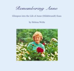 remembering anne book cover