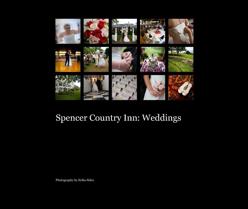 View Spencer Country Inn: Weddings by Photography by Erika Sidor