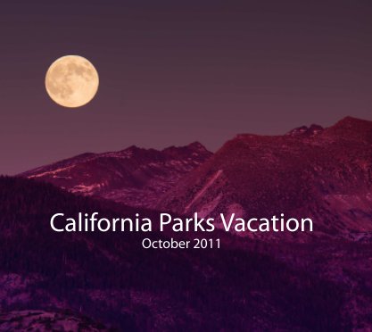 California Parks Vacation book cover