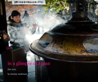 in a glimpse of Japan book cover
