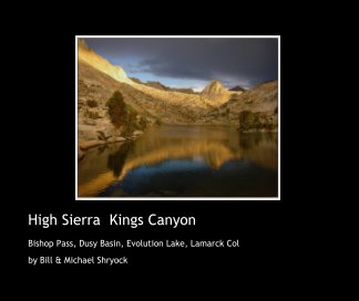 High Sierra  Kings Canyon book cover