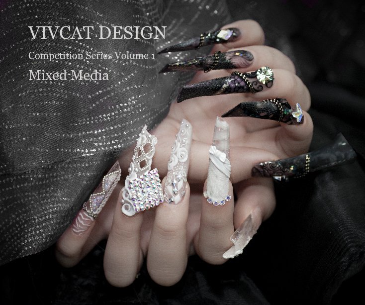 Ver VIVCAT DESIGN por Award winning nail artists Viv Simmonds & Catherine Wong. This step by step workbook covers all you need to know about Mixed Media nail art & design for Competition and to get creative any day!
