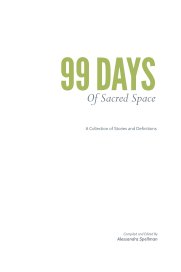 99 Days of Sacred Space book cover