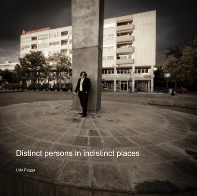 Distinct persons in indistinct places (groß) book cover
