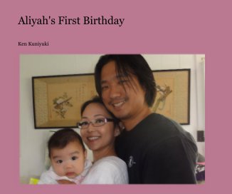 Aliyah's First Birthday book cover