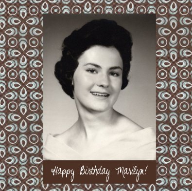 Happy Birthday Marilyn! book cover